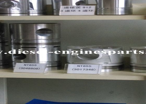 Black Color Diesel Engine Piston NT855 Wind Cooling Plating Treatments